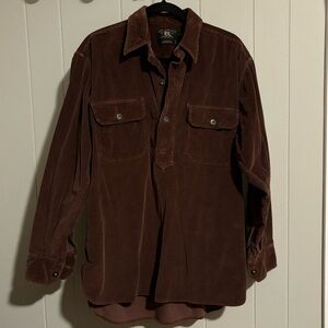 Men’s Vintage Ralph Lauren Double RL corduroy pullover